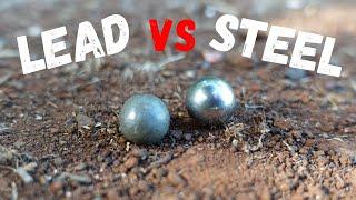 LEAD VS STEEL | 9.5mm (3/8") Slingshot Ammo