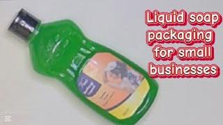 Liquid soap packaging for small businesses