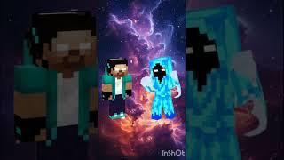 herobrine vs ice entity 303 #minecraft