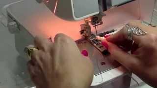 Pfaff Coverlock 3.0 Part 2 -Converting to Rolled Hem and setting up for 5 thread with Safety Stitch