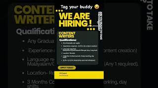 Content Writer Hiring: Remote Position, Competitive Salary