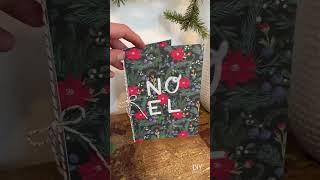 Easy Modern DIY Christmas Card #shorts