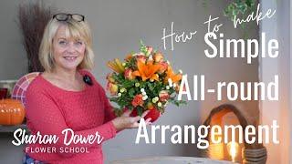 How to make a  all-round flower arrangement - FLORISTRY/FLOWER ARRANGING