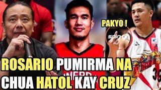 BREAKING! GINEBRA TROY ROSARIO PUMIRMA NA SA GINEBRA | CHUA HATOL KAY CRUZ | PAKYO !