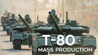 Why does Russia mass-produce T-80 tanks instead of placing faith in the T-90M?