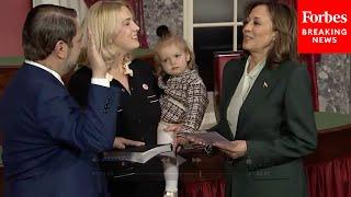 Vice President Kamala Harris Holds Ceremonial Swearing-In For Senators