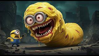 INFECTED MINION EXE Monster Compilation Infected Sky Wurm | Minions Parody AI