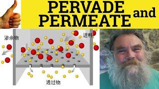  Pervade and Permeate - Pervade Meaning - Permeate Examples - Pervasive Definition