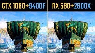 I5 9400F + GTX 1060 or Ryzen 2600X + RX 580 (10 Games)