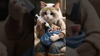 The first lesson for novice fathers, a busy day #cat #萌宠出道计划 #short #万物有灵