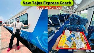 New Tejas Express VISTADOM coach Journey || paisa vasool journey Khana hi Khana || Konkan Railway