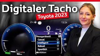 Toyota digitaler Tacho 2023 - Tutorial und Review