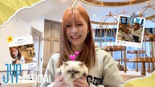 [NiziUnplug] 猫カフェ | お友達に癒されてきたよ〜‍⬛  | MAYUKA's VLOG