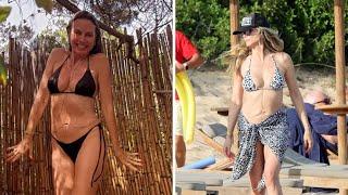 Heidi Klum's Sizzling Shower Moment: A Diamond-Studded Bikini Delight