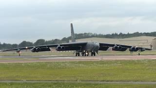 B52 bombers stay in England after RIAT: See one take off and return to base  