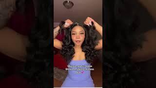 Def ur go to wig!! Volume curlsss with strong durability #oqhair #gluelesswig #wandcurls #viral