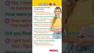  Simple English Q&A | Practice English | #shorts