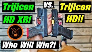 Best Night Sights For Home Defense: Trijicon HD XR vs HD