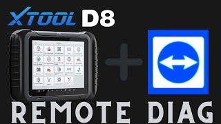 Ever tried remote diagnosis? XTOOL D8 Remote Control Demo (TeamViewer)