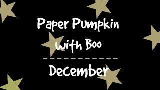 Paper Pumpkin with Boo | December - January