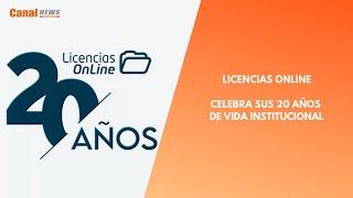 Licencias Online celebra sus 20 años de vida institucional