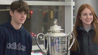 Wanamaker Trophy makes pit stop at Rochester Amerks game