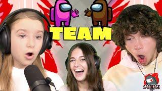 Cammy And Shane Team Up To Get The FASTEST Impostor Win In Among Us!!  w/ Sopo Squad Playz!