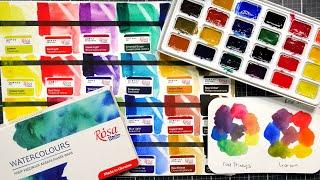 My Curiosity is Satisfied! Rosa Studio Watercolor Review