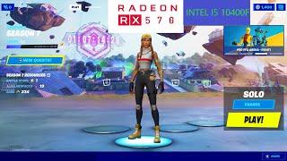 RX 570 4GB Fortnite Performance Mode | Fortnite - Arena | 1080p *400 FPS*