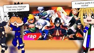 Time Minato reagindo ao Rap dos Hokages|A vontade do Fogo|(7MZ)react GC