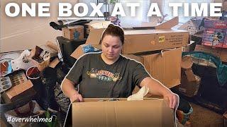 UNPACKING One BOX at a Time! | There will be MORE Decluttering!