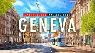 Geneva, Switzerland 4K HDR - Walking Tour 4K60fps