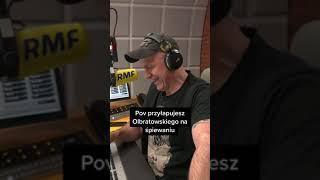 Olbratowski przyłapany na śpiewaniu w studiu RMF FM #shorts