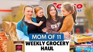 $1100 WEEKLY GROCERY HAUL | SHOPPING FOR MY FAMILY OF 13