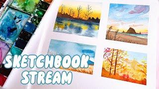 Landscapes in Watercolor Sketchbook