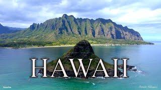 FLYING OVER OAHU HAWAII 4K DRONE FOOTAGE