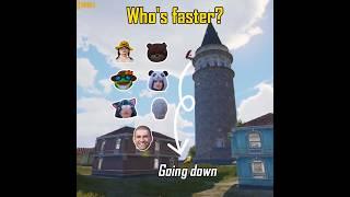 GO DOWN THE TOWN - Who's Faster #pubgmobile  #babyduck