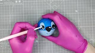 Stitch - Fondant Cake Topper Tutorial I How to make a fondant Stitch (PART 1)