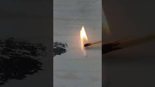 Whitner Burn  with matchstick #shorts #experiment