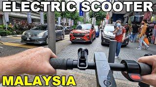 Kuala Lumpur E-Scooter Tour  Malaysia Electric Scooter Ride 4K