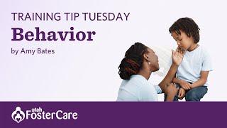 Utah Foster Care Training Tip Tuesday with Amy Bates — Behavior