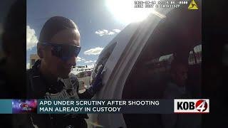 APD under scrutiny after shooting man already in custody