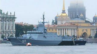 Russian Navy Odintsovo Karakurt-class corvette of project 22800 ready for trials