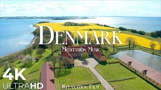 DANMARK • Afslapningsfilm 4K - Peaceful Relaxing Music - Nature 4k Video UltraHD