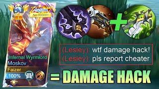 GLOBAL MOSKOV 85% WINRATE SECRET BUILD FOR DAMAGE HACK!! (must watch) - MLBB