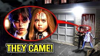 IF YOU SEE WEDNESDAY ADDAMS & M3GAN OUTSIDE OF YOUR HOUSE, RUN!! (HELP ME)