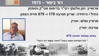 חנן וולוצקי רס"ר בדימוס קצין רכב בגדוד 57 של חיים דנון חטיבה 679 מט"ק תותחן במלחמת יום הכיפורים 1973