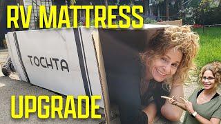 A BETTER NIGHT'S SLEEP in an RV!  ~ A New Custom Toctha Mattress