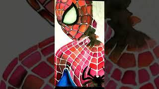 spaider-man Drawing ️| Spaider-man Drawing with watercolor painting #shorts