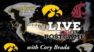 IOWA - WASHINGTON STATE LIVE POSTGAME with Cory Brada / Iowa Men's Basketball Postgame / Quad Cities